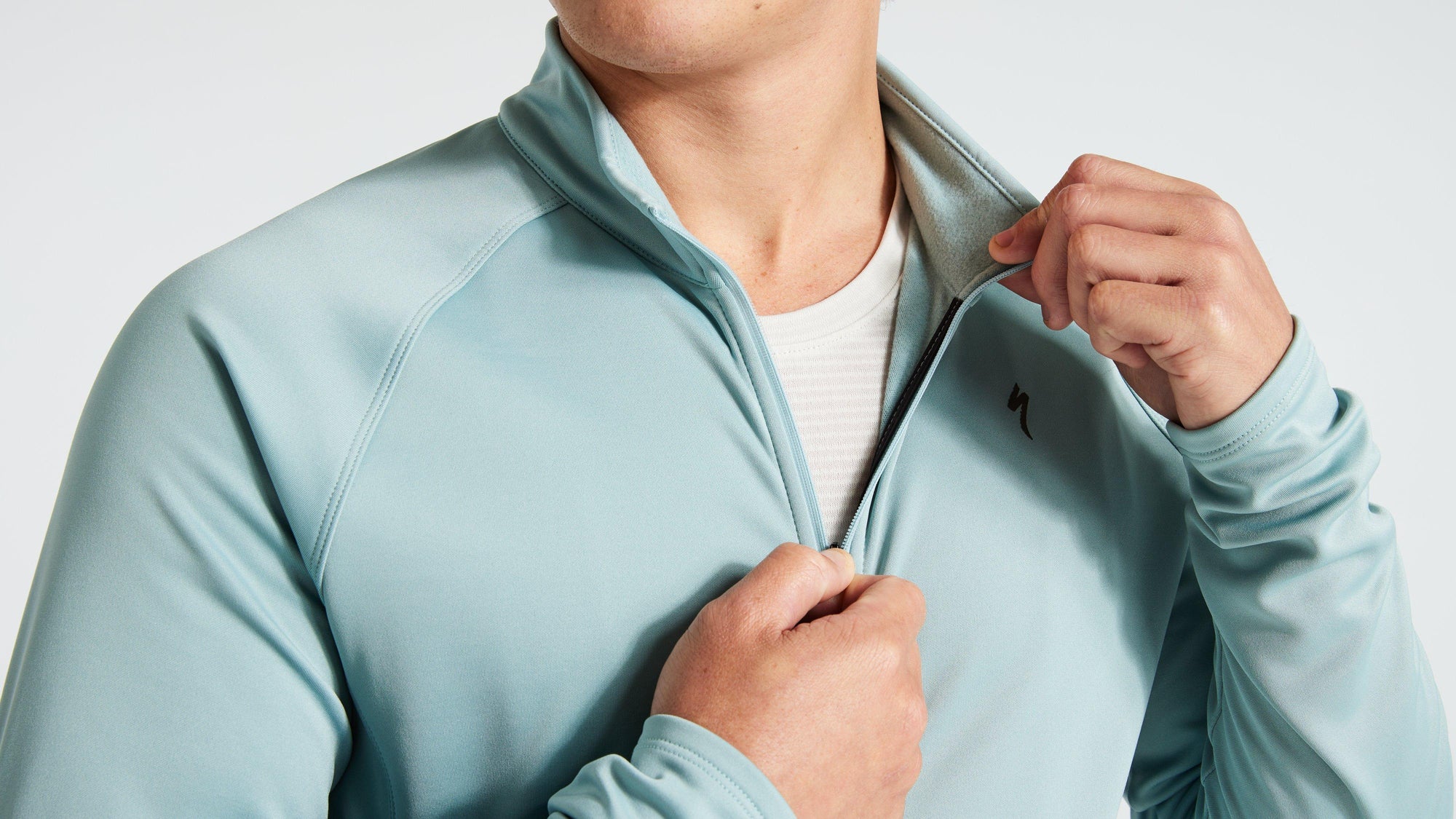 Specialized Men's RBX Expert Long Sleeve Thermal Jersey - Arctic Blue