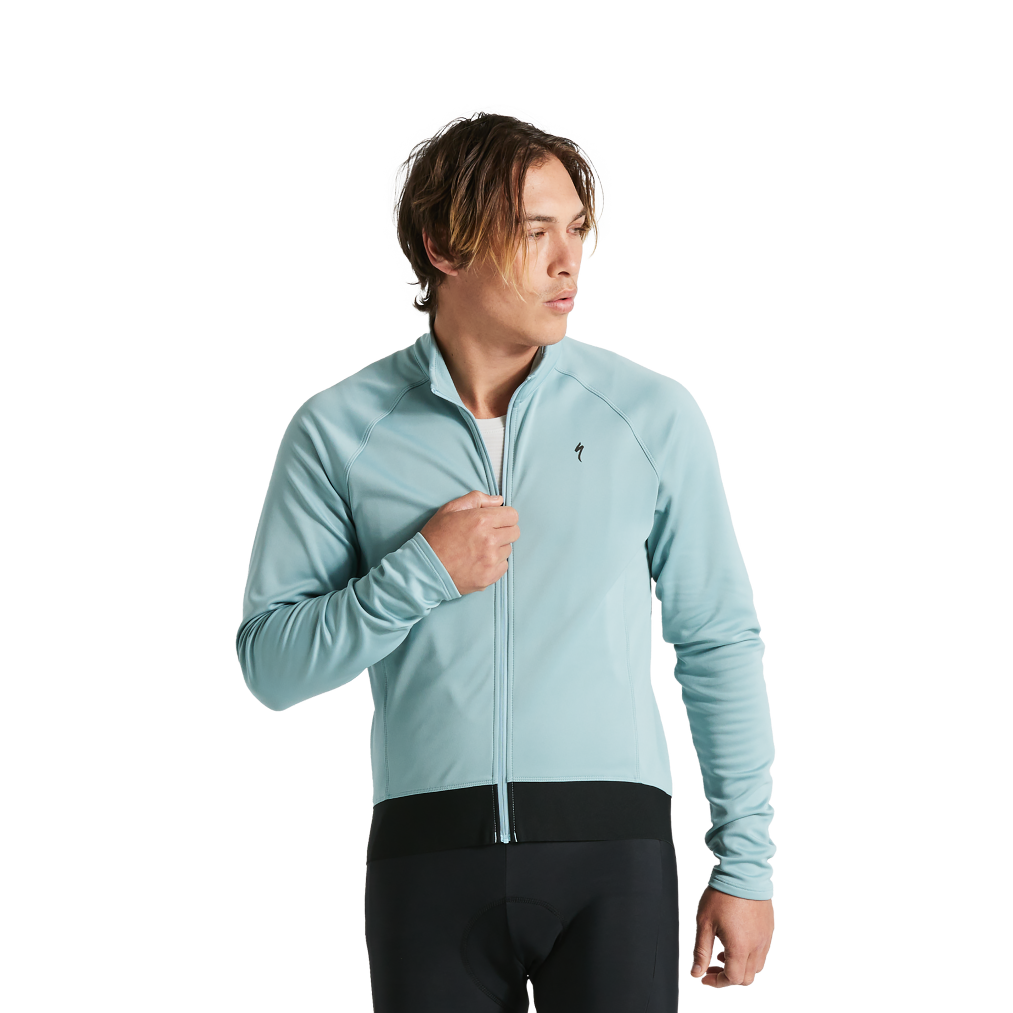 Specialized Men's RBX Expert Long Sleeve Thermal Jersey - Arctic Blue