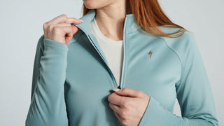 Specialized Women's RBX Expert Long Sleeve Thermal Jersey - Arctic Blue
