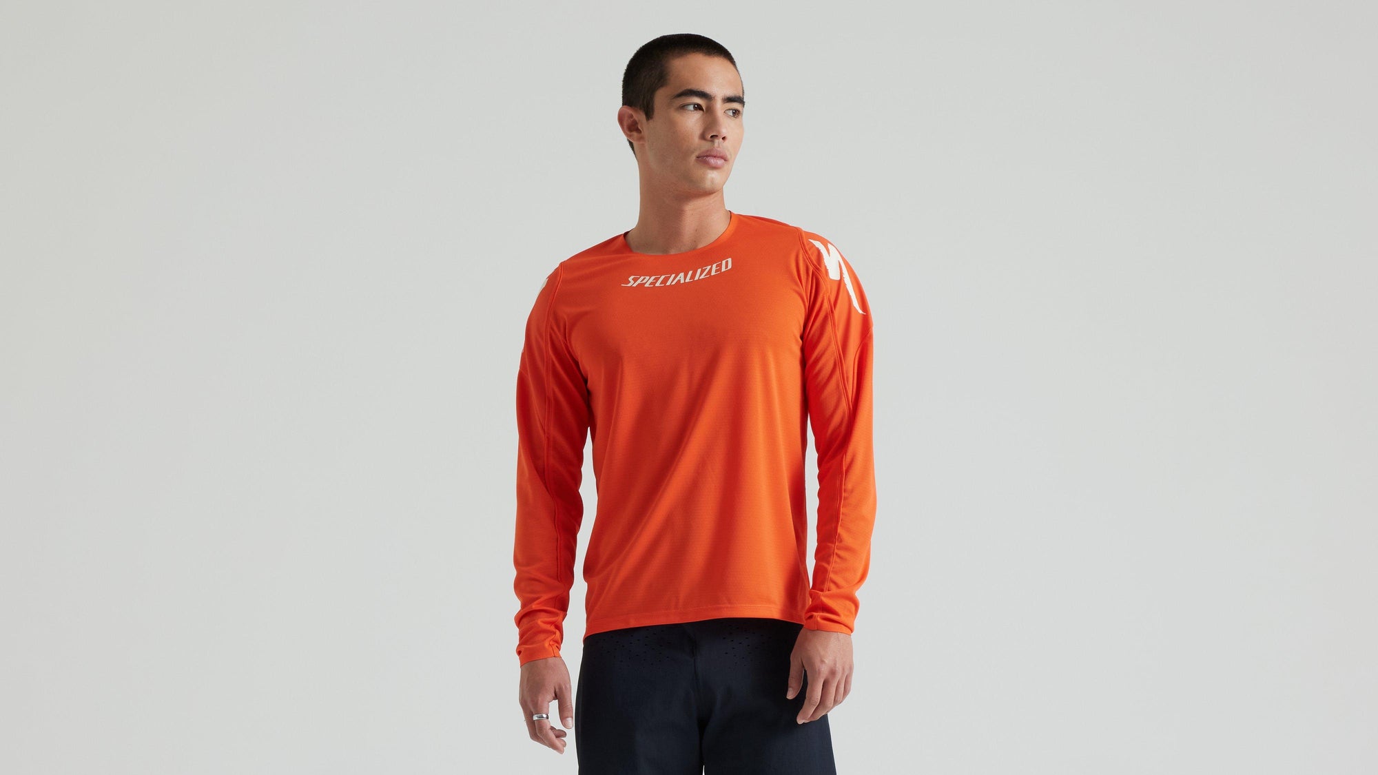 Specialized Gravity Long Sleeve Jersey - Fiery Red