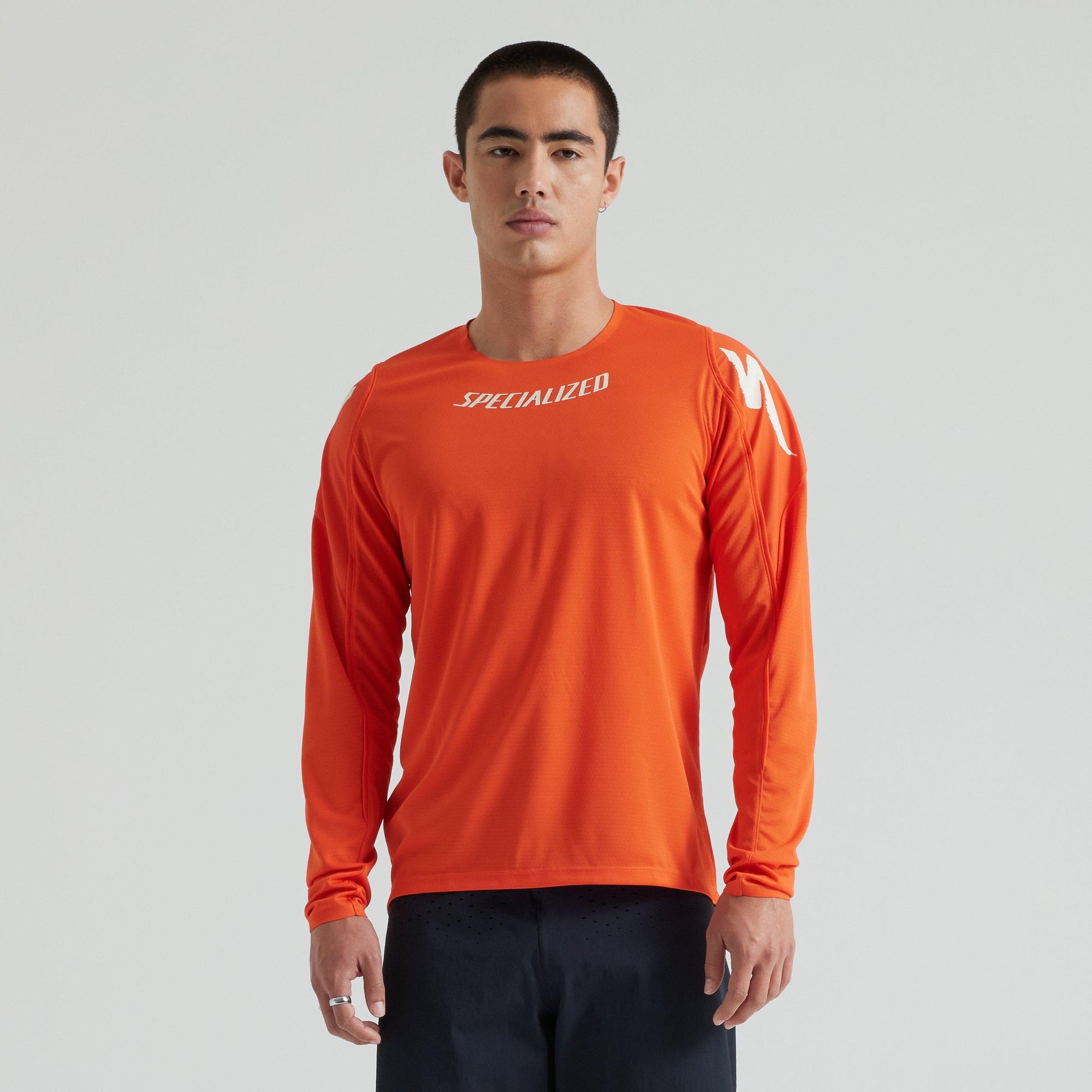 Specialized Gravity Long Sleeve Jersey - Fiery Red