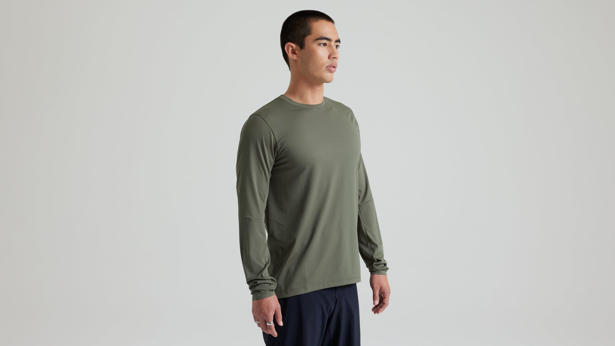 Specialized Men's Gravity Training Long Sleeve Jersey - Oak Green
