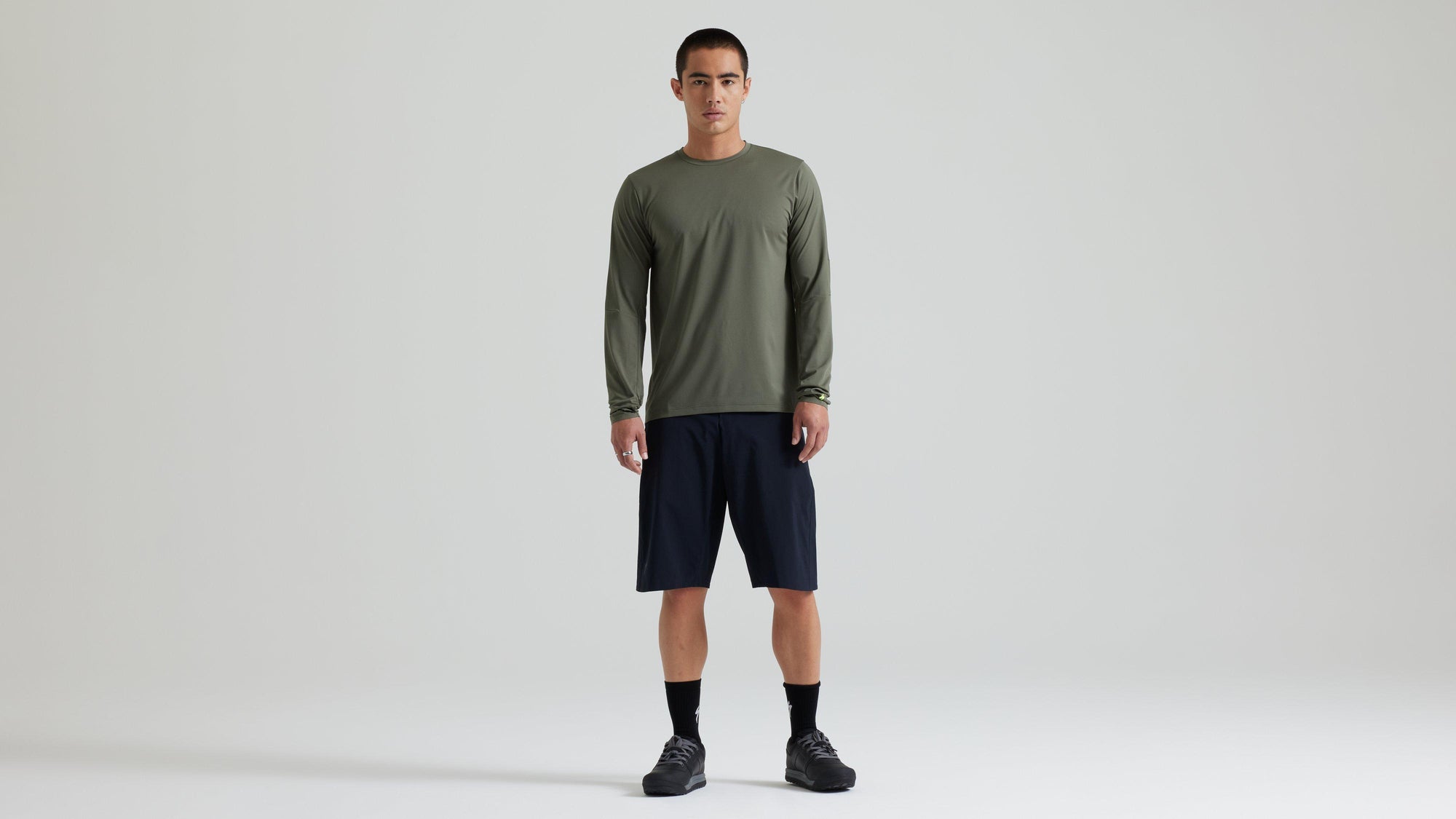 Specialized Men's Gravity Training Long Sleeve Jersey - Oak Green