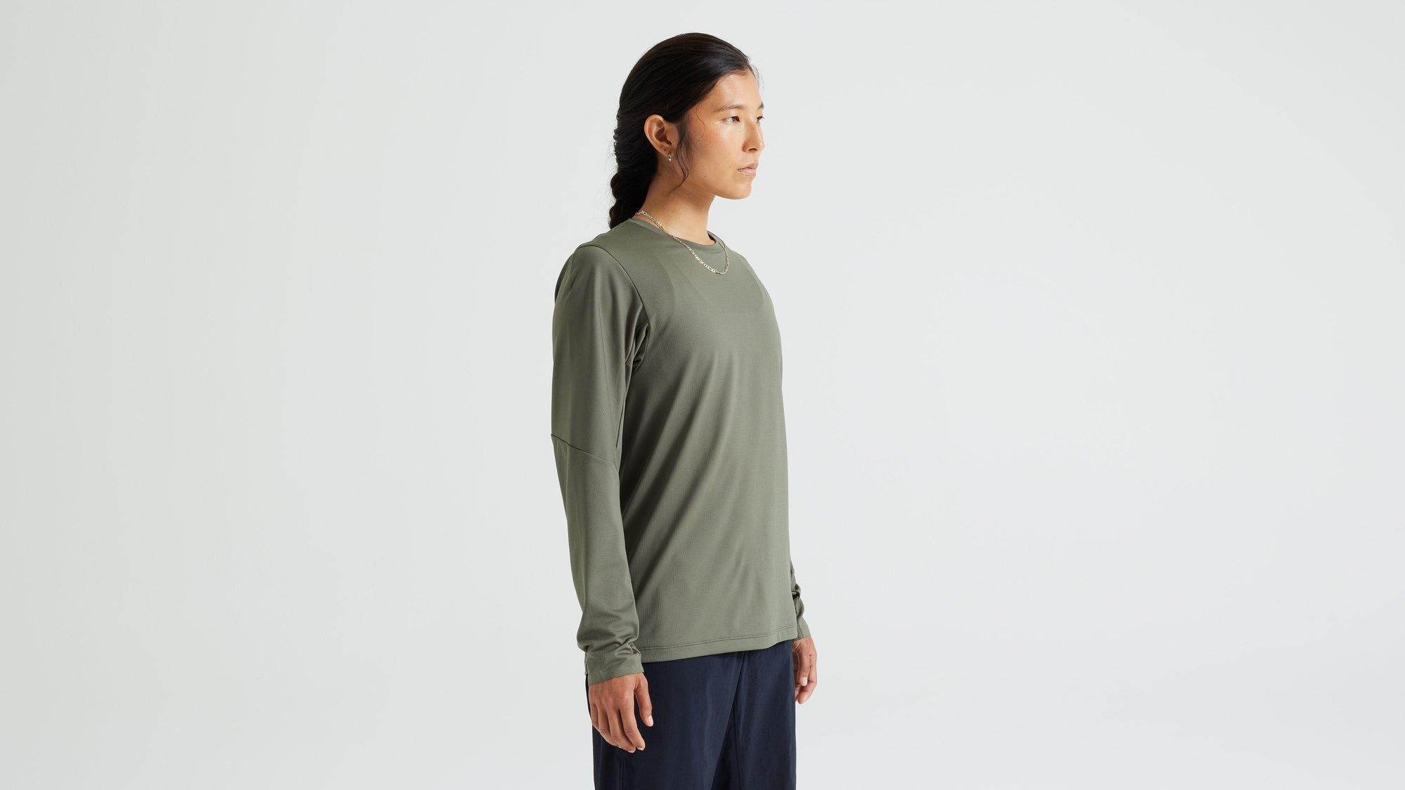 Specialized Women's Gravity Training Long Sleeve Jersey - Oak Green