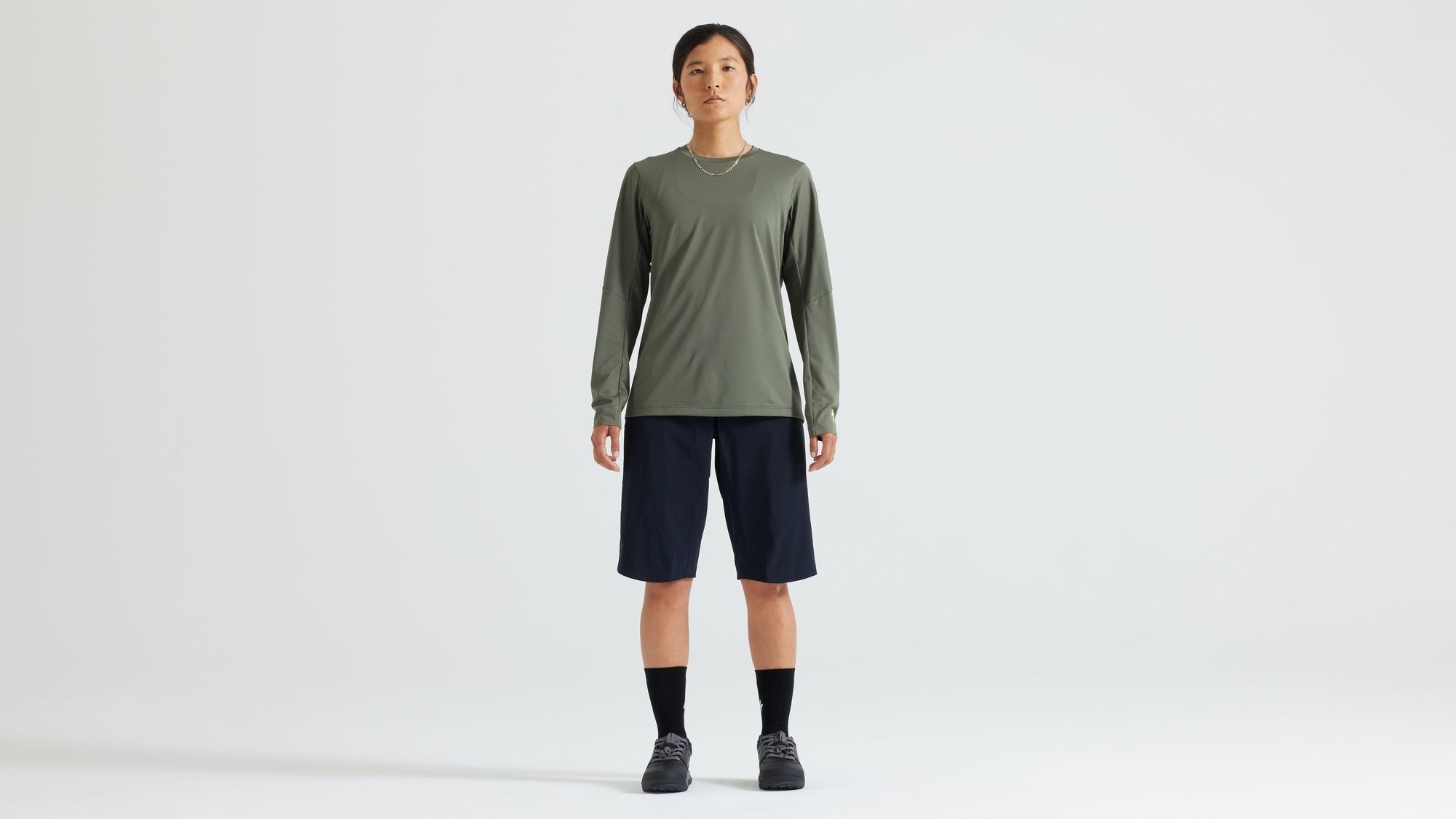 Specialized Women's Gravity Training Long Sleeve Jersey - Oak Green