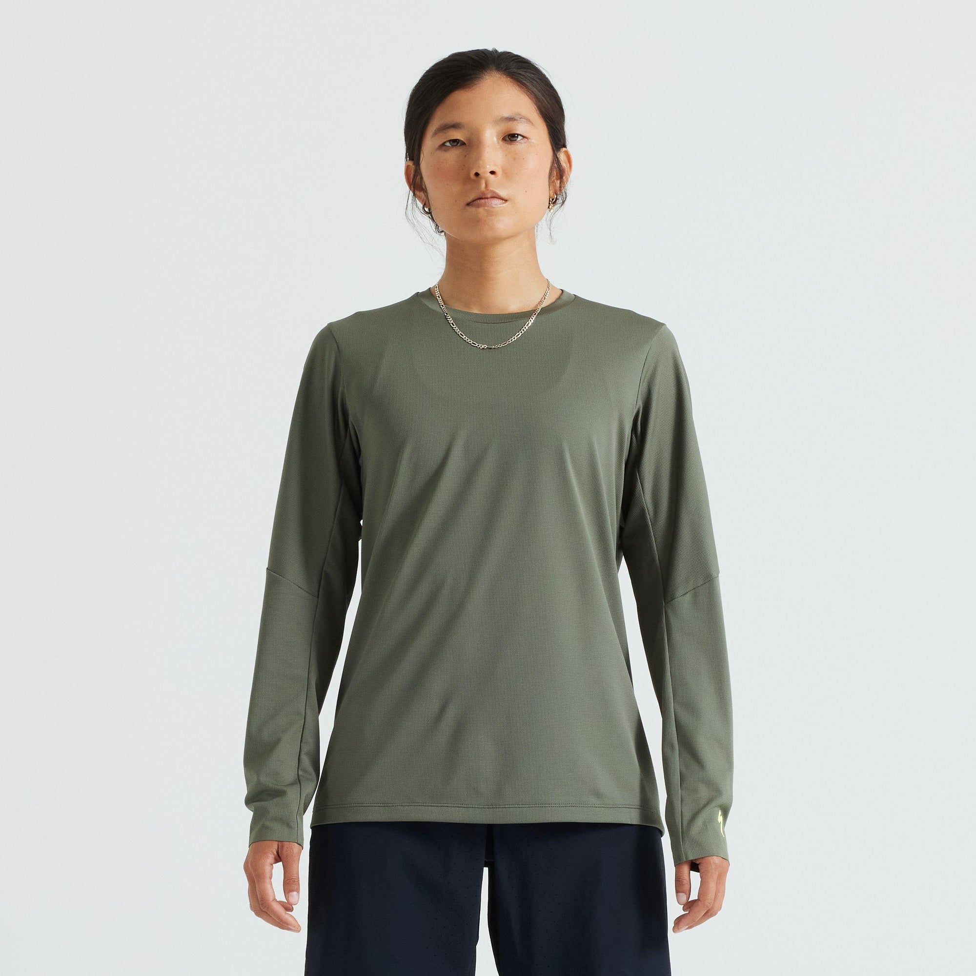 Specialized Women's Gravity Training Long Sleeve Jersey - Oak Green