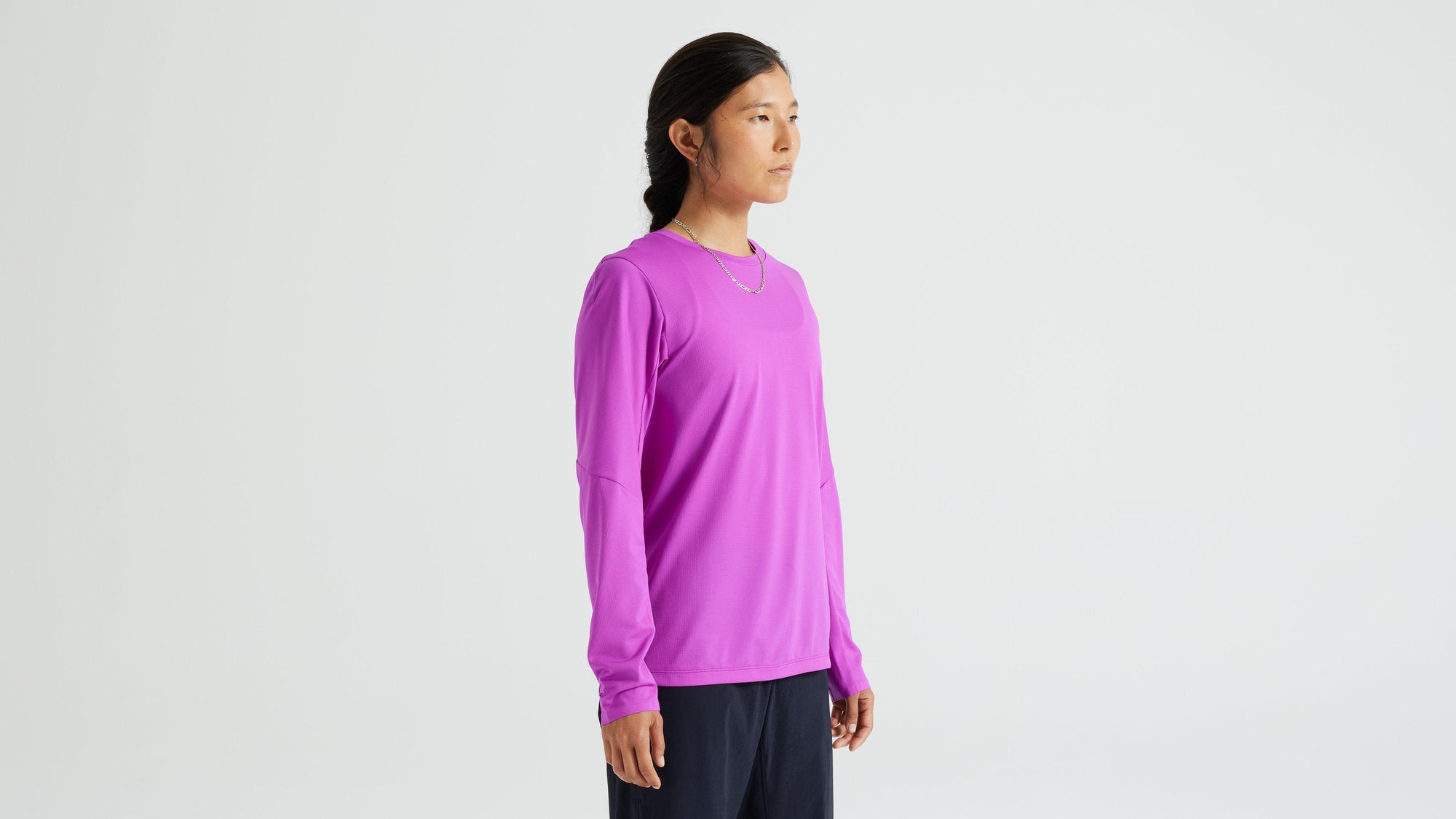 Specialized Women's Gravity Training Long Sleeve Jersey - Purple Orchid