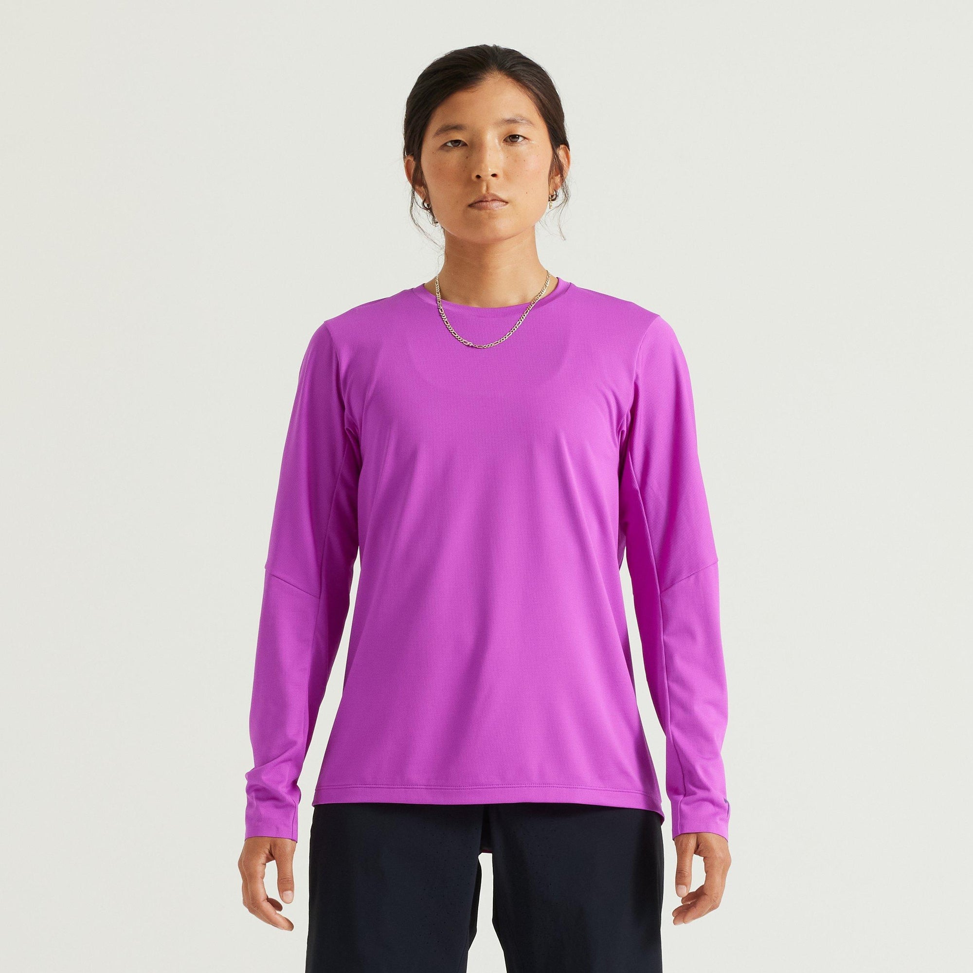 Specialized Women's Gravity Training Long Sleeve Jersey - Purple Orchid