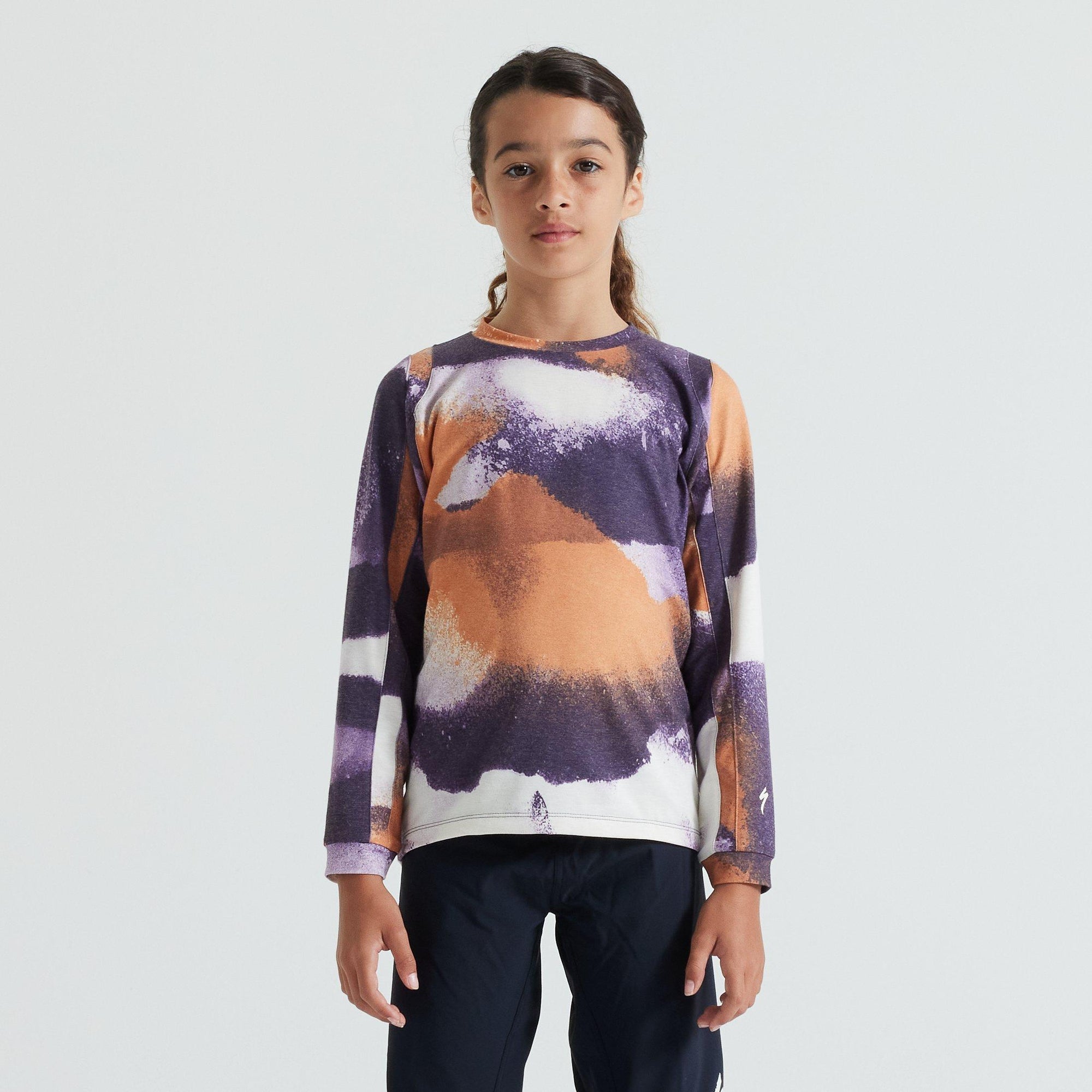 Specialized Youth Trail Long Sleeve Jersey - Dusk Spindrift
