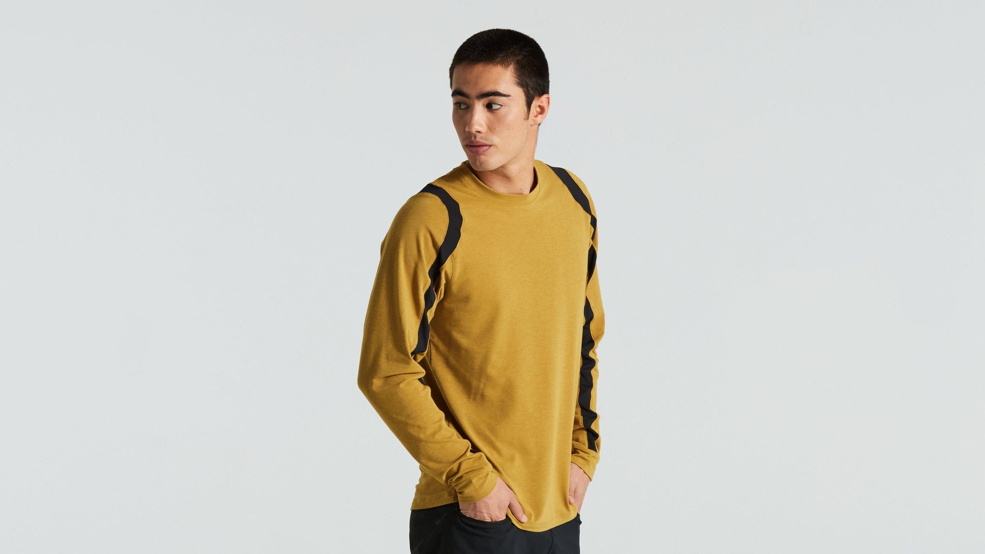 Specialized Men's Trail Long Sleeve Jersey - Harvest Gold