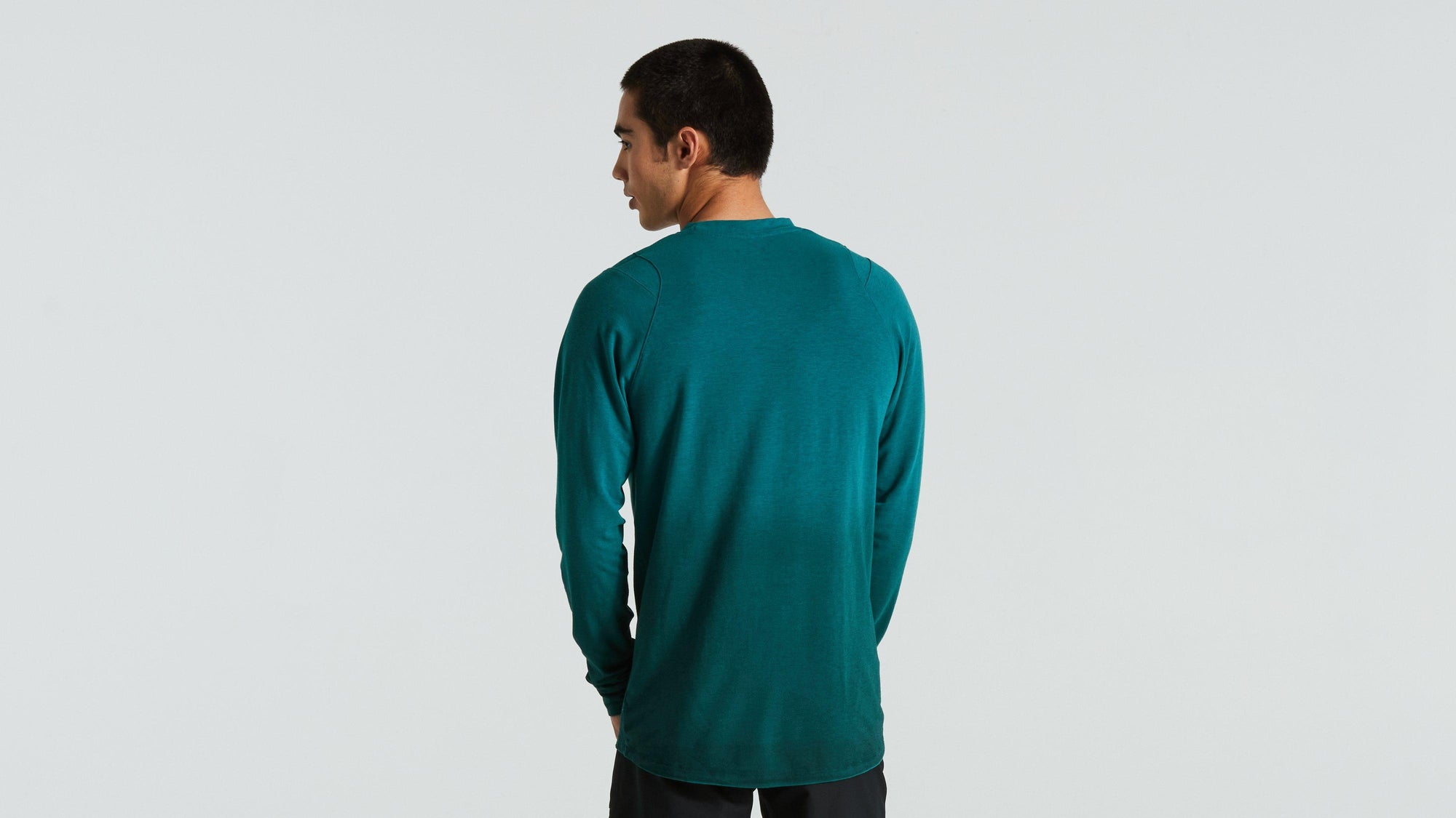 Specialized Men's Trail Long Sleeve Jersey - Tropical Teal Spray