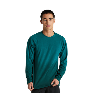 Specialized Men's Trail Long Sleeve Jersey - Tropical Teal Spray