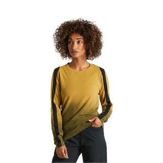 Specialized Women's Trail Long Sleeve Jersey - Harvest Gold Spray
