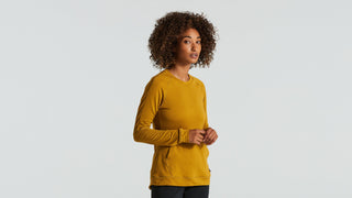 Specialized Women's Trail Thermal Jersey - Harvest Gold