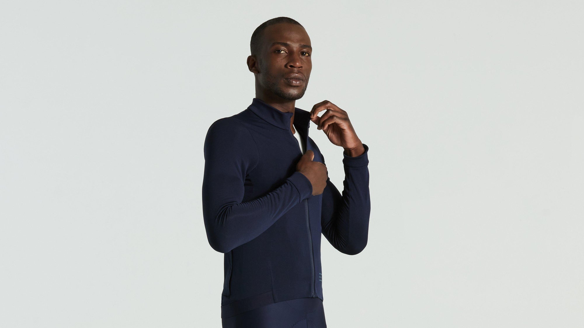 Specialized Men's Prime Power Grid Long Sleeve Jersey - Dark Navy
