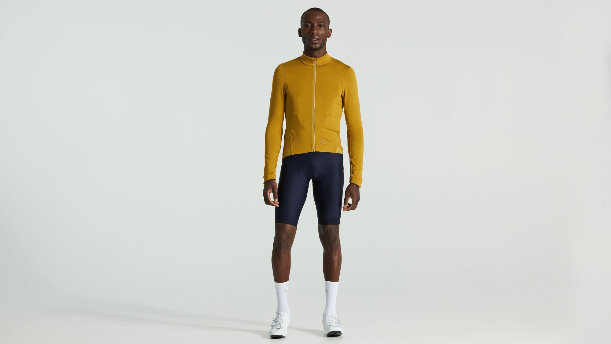 Specialized Men's Prime Power Grid Long Sleeve Jersey - Harvest Gold