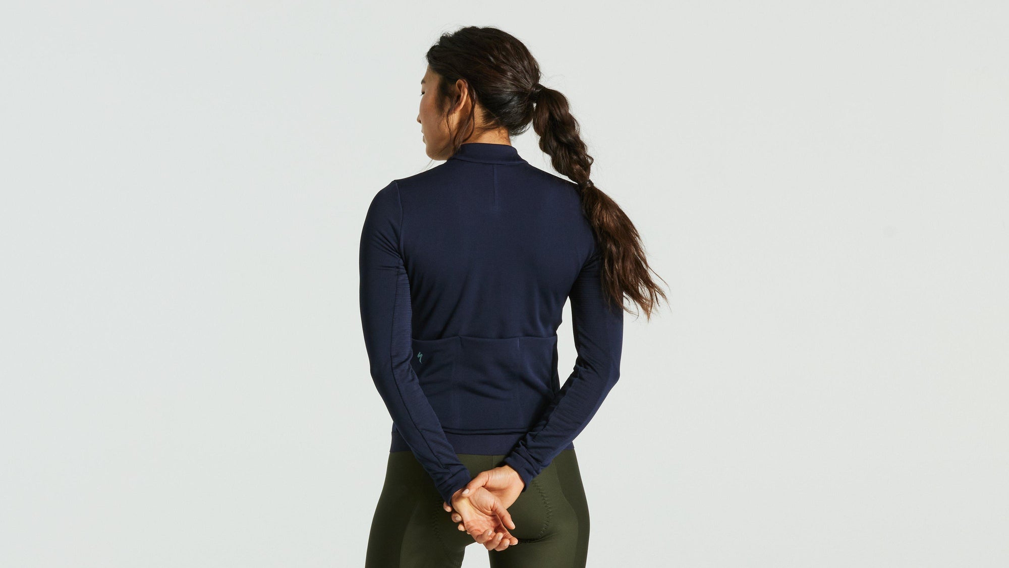 Specialized Women's Prime Power Grid Long Sleeve Jersey - Dark Navy