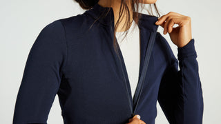 Specialized Women's Prime Power Grid Long Sleeve Jersey - Dark Navy