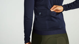 Specialized Women's Prime Power Grid Long Sleeve Jersey - Dark Navy