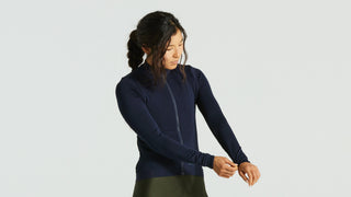 Specialized Women's Prime Power Grid Long Sleeve Jersey - Dark Navy