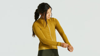 Specialized Women's Prime Power Grid Long Sleeve Jersey - Harvest Gold