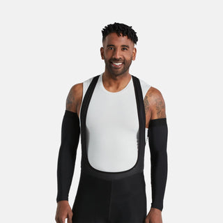 Guy wearing Specialized Thermal Arm Warmers
