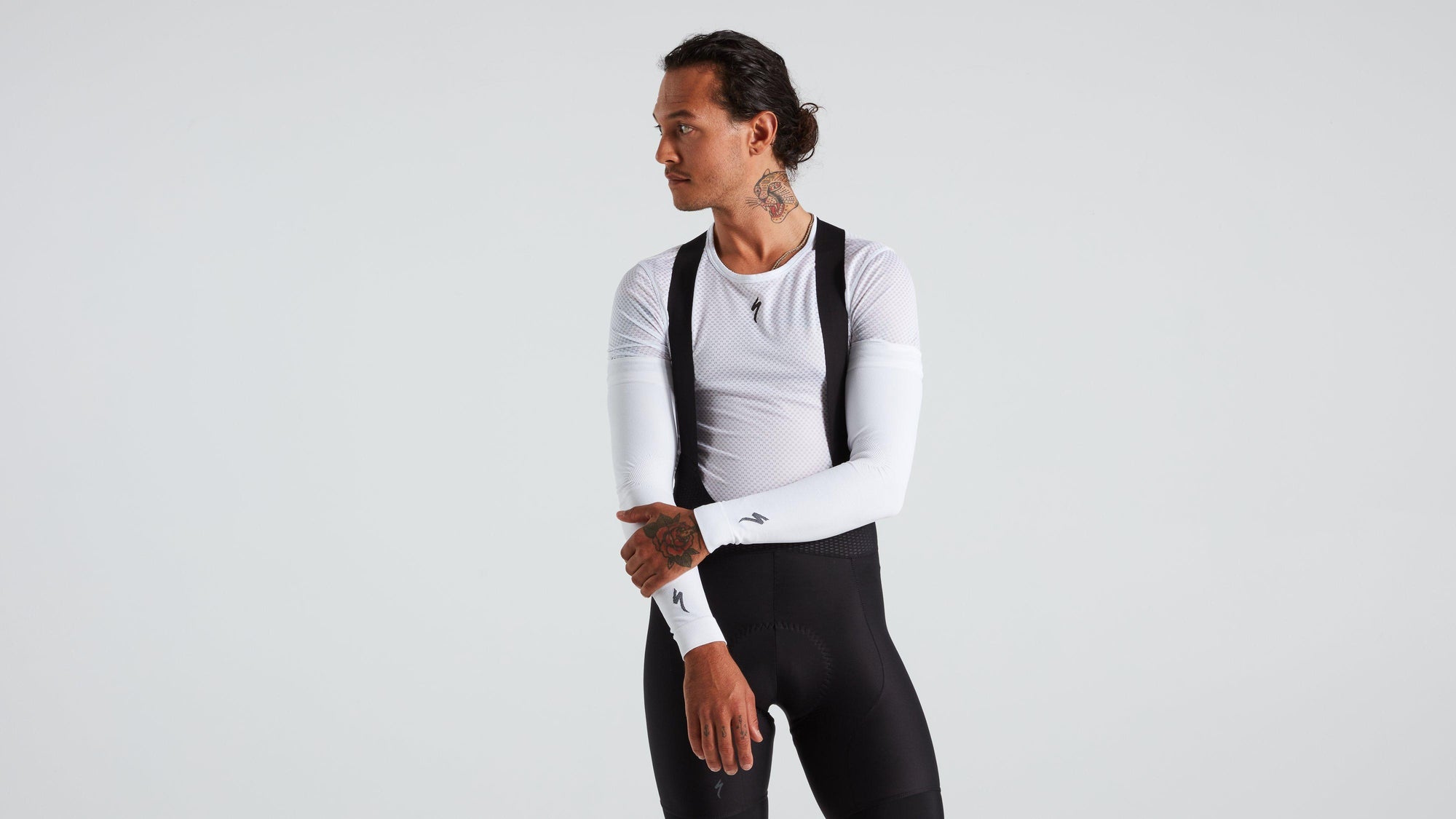 Specialized Seamless UV Arm Covers - White