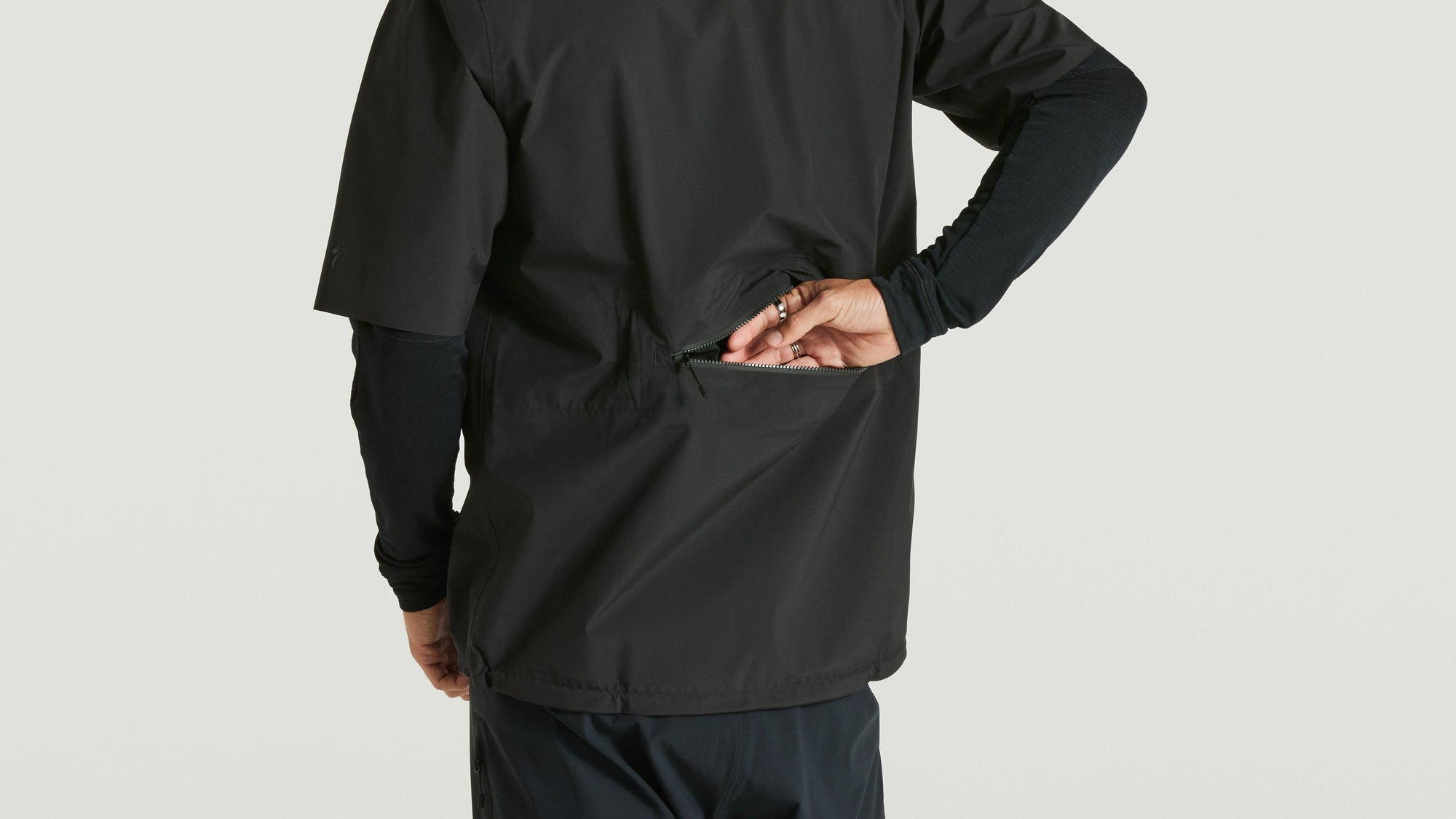 Specialized Trail Short Sleeve Rain Anorak - Black