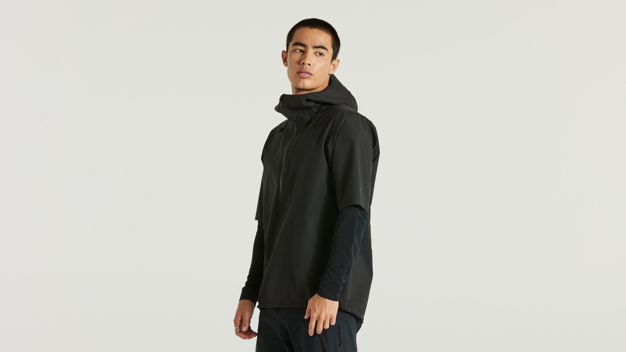 Specialized Trail Short Sleeve Rain Anorak - Black