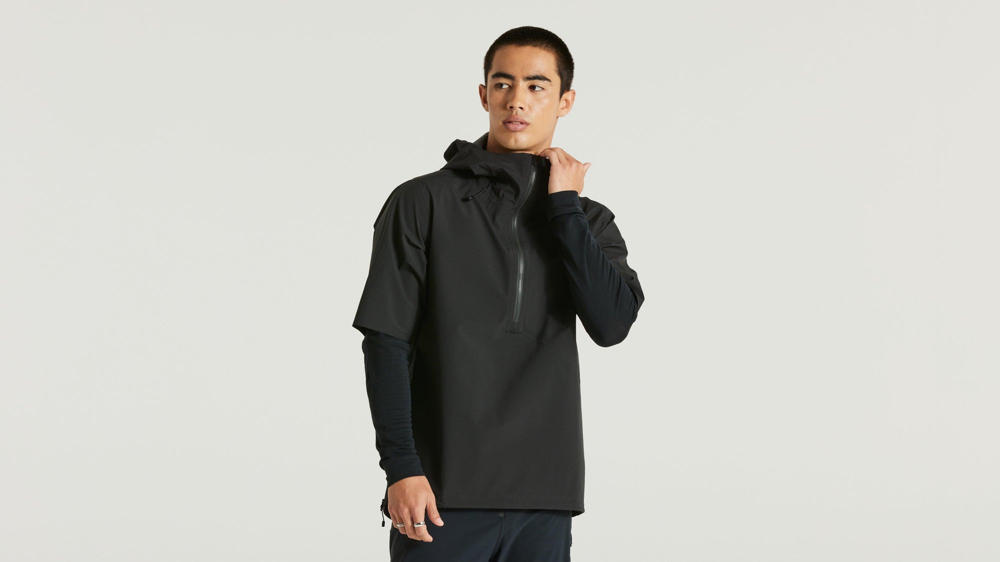 Specialized Trail Short Sleeve Rain Anorak - Black