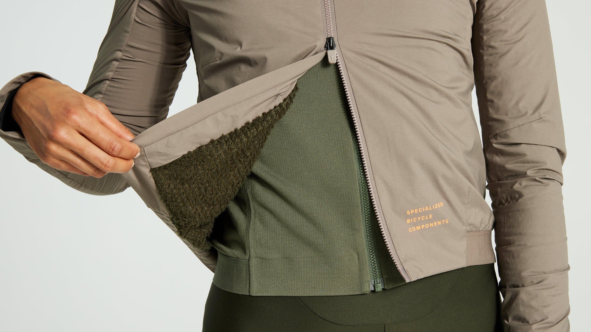 Specialized Women's Prime Alpha Jacket - Gunmetal/Dark Moss Green