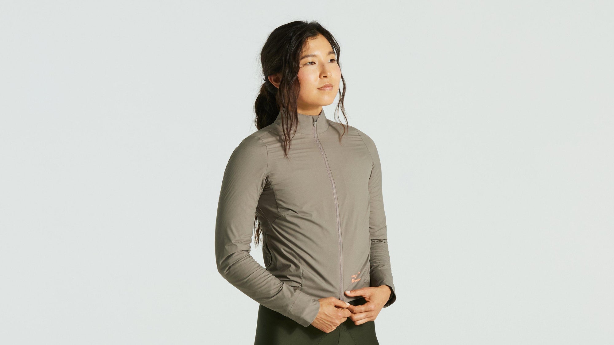 Specialized Women's Prime Alpha Jacket - Gunmetal/Dark Moss Green