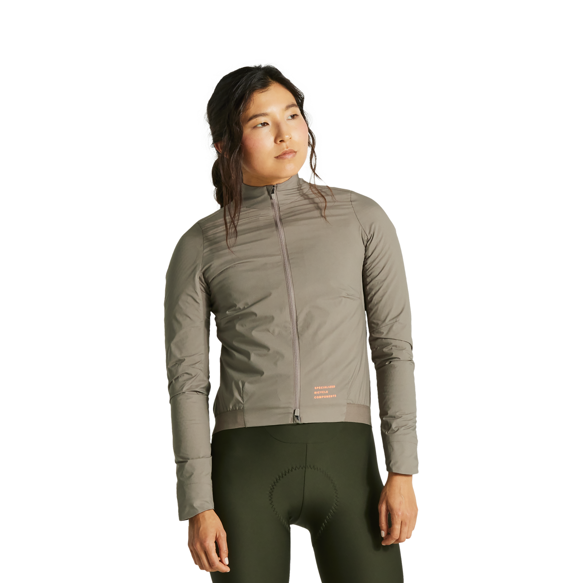 Specialized Women's Prime Alpha Jacket - Gunmetal/Dark Moss Green