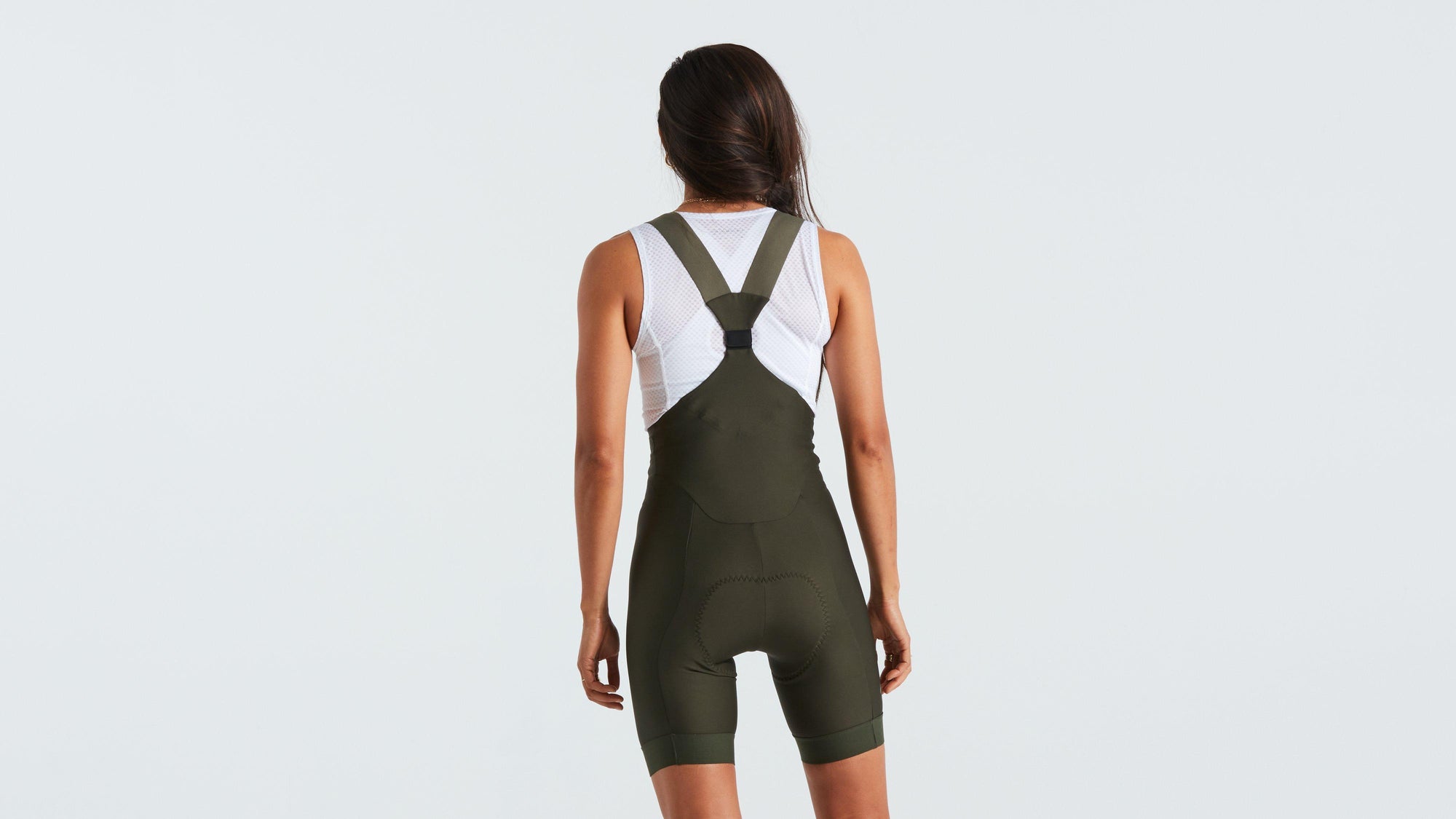 Specialized Women's Prime Bib Shorts - Dark Moss Green