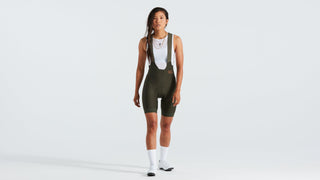 Specialized Women's Prime Bib Shorts - Dark Moss Green