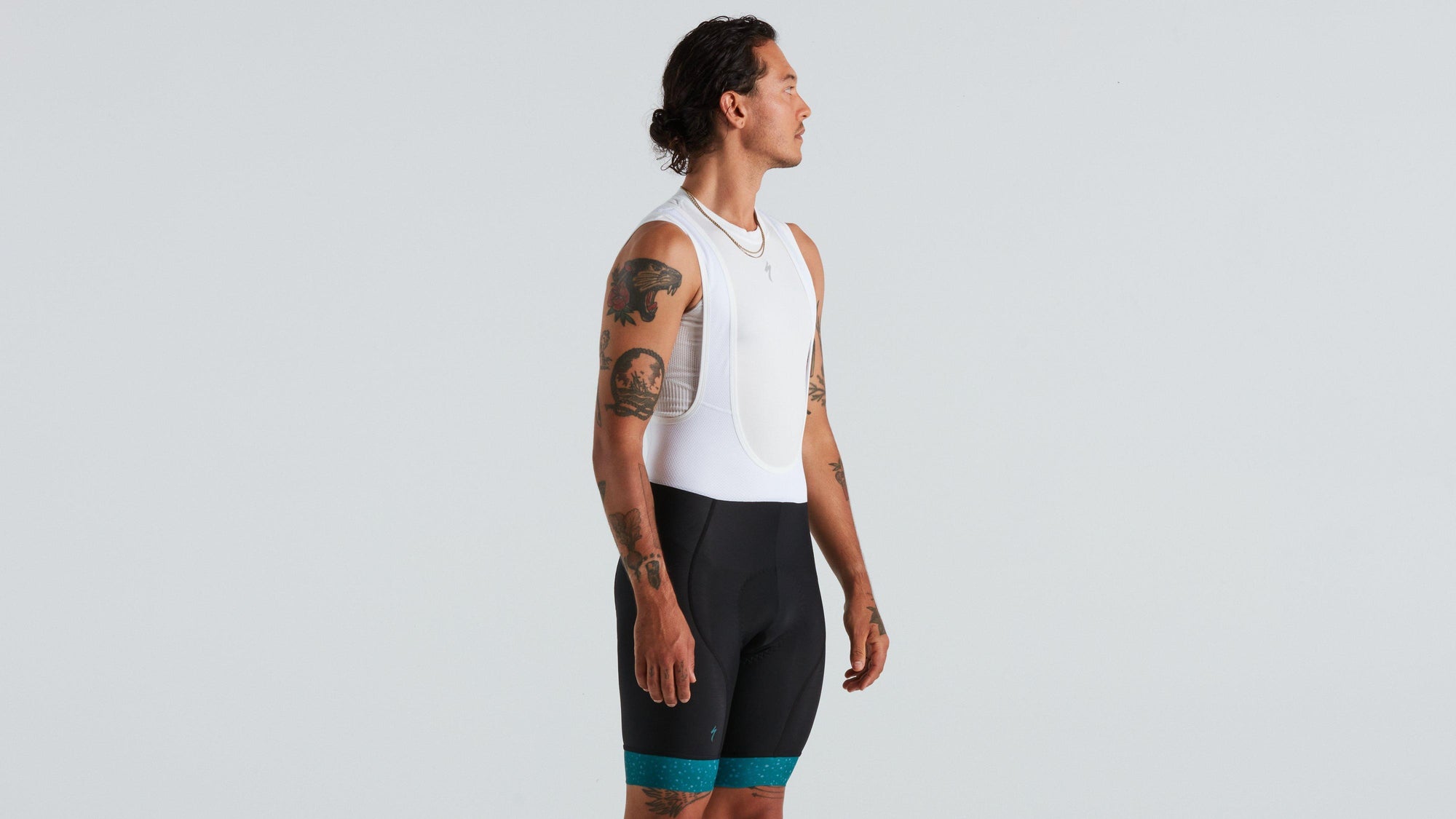 Specialized Men's RBX Logo Bib Shorts - Tropical Teal