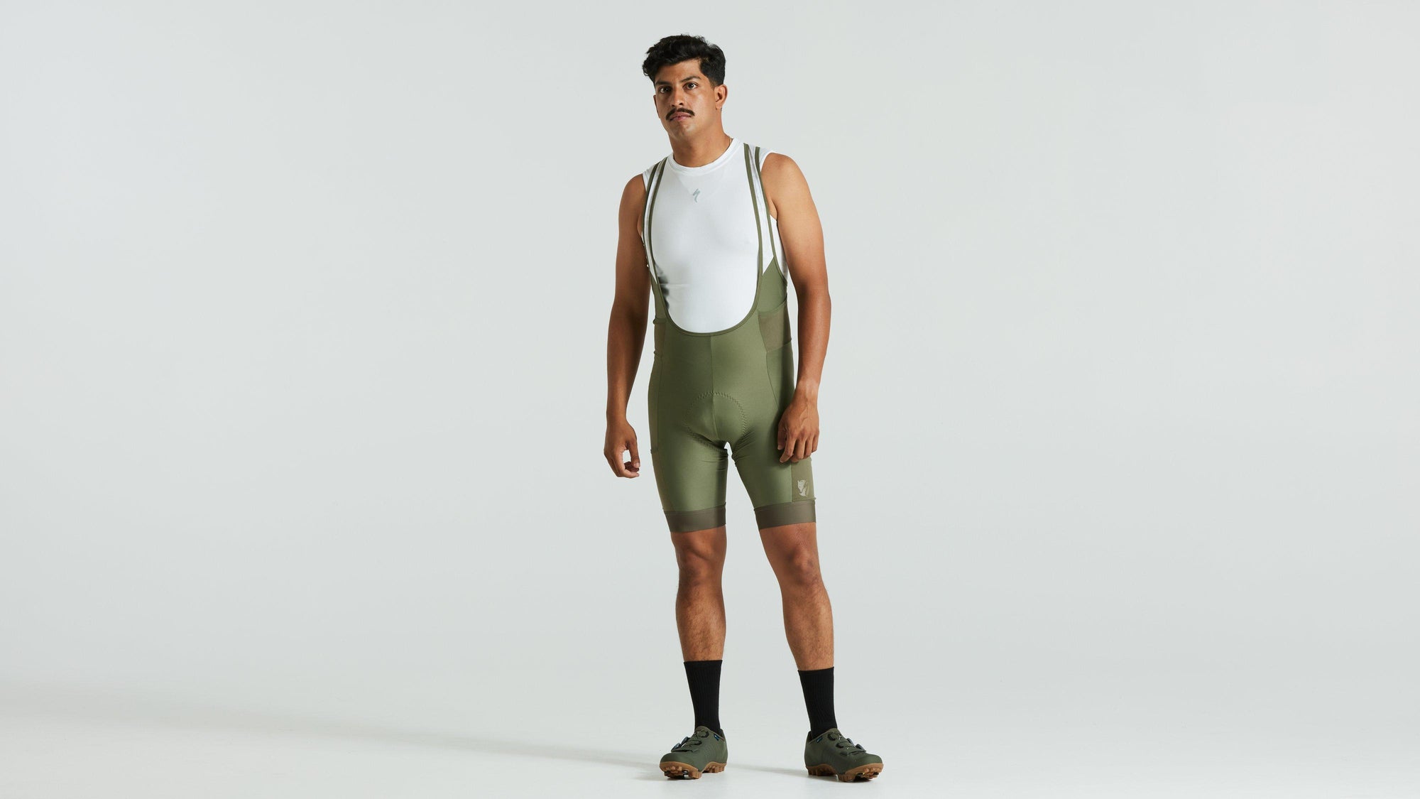 Specialized Men's Fjällräven Adventure Bib Shorts w/ SWAT™ - Green