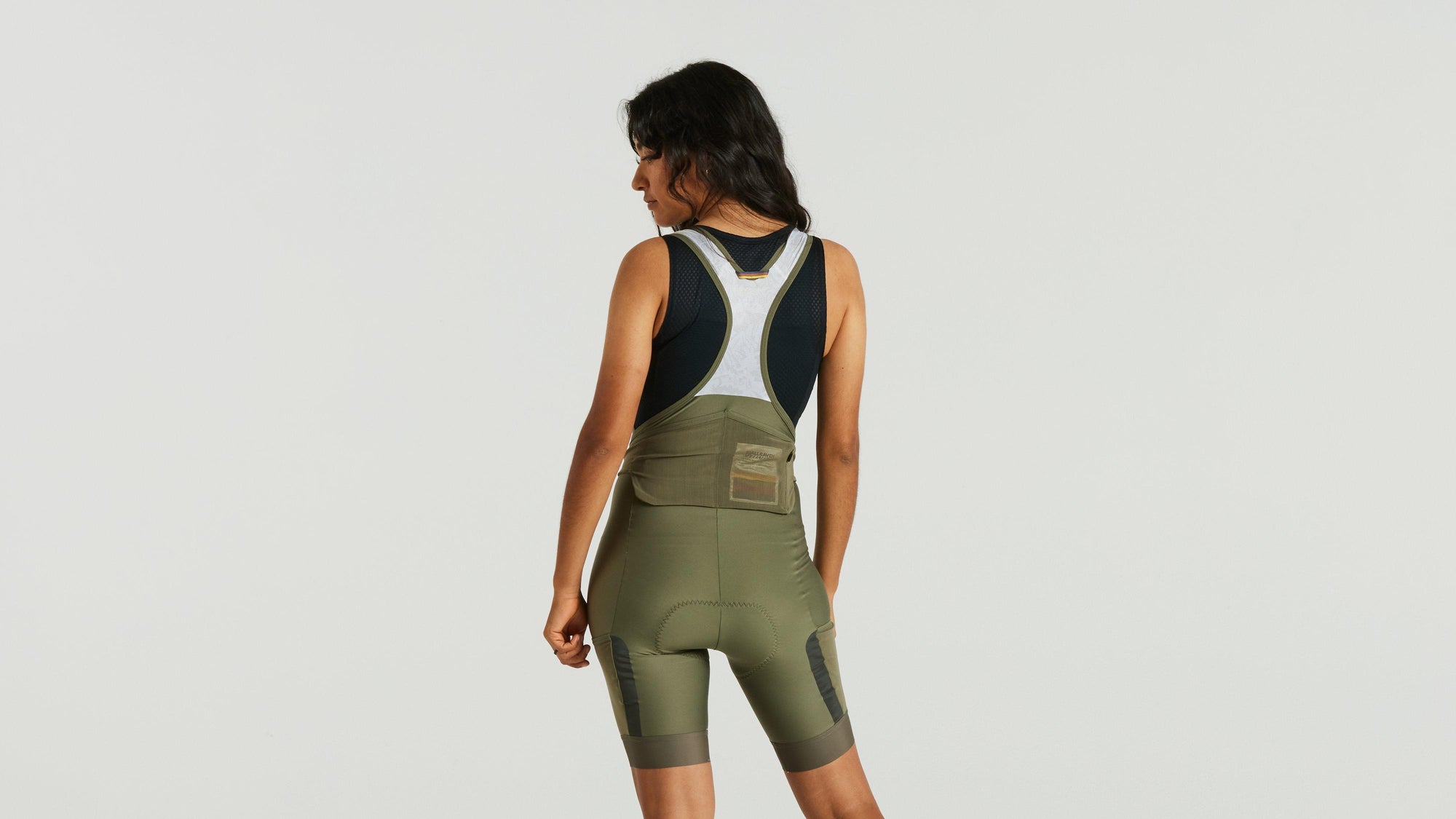 Specialized Women's Fjällräven Adventure Bib Shorts w/ SWAT™ - Green