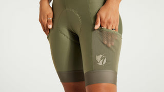 Specialized Women's Fjällräven Adventure Bib Shorts w/ SWAT™ - Green