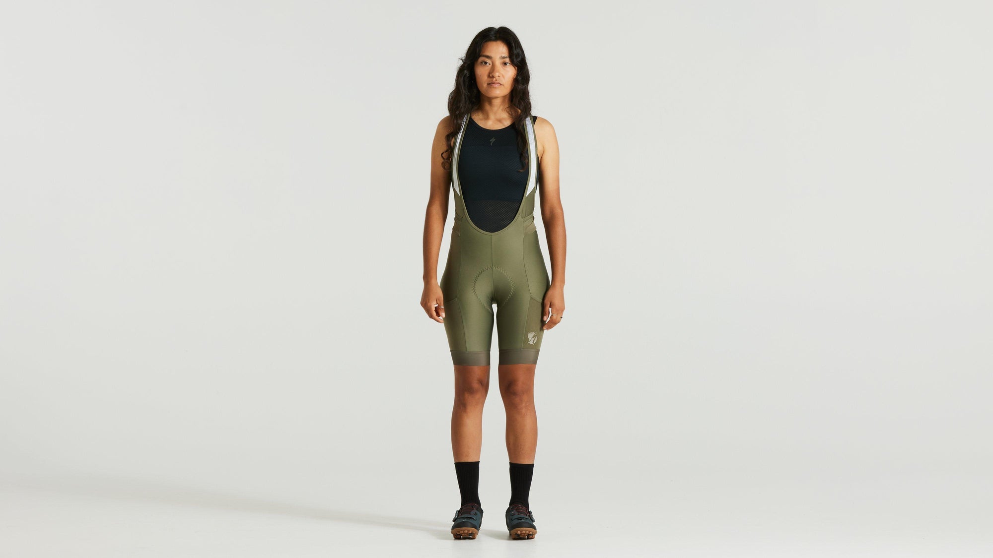 Specialized Women's Fjällräven Adventure Bib Shorts w/ SWAT™ - Green
