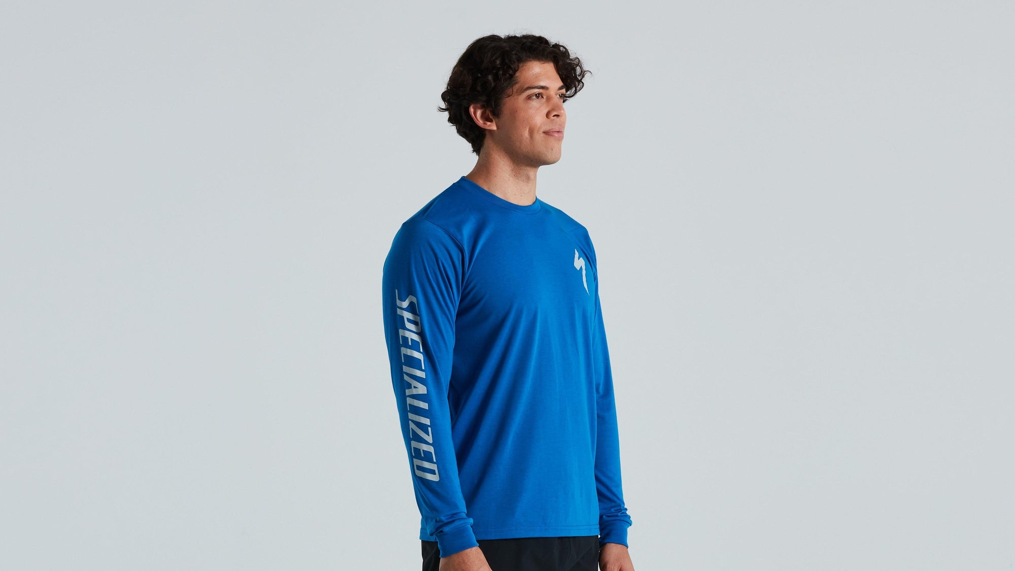 Specialized Men's Long Sleeve T-Shirt - Cobalt