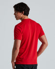 Specialized Men's Wordmark T-Shirt - Flo Red