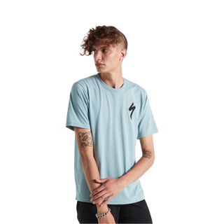Specialized Men's S-Logo Short Sleeve T-Shirt - Arctic Blue