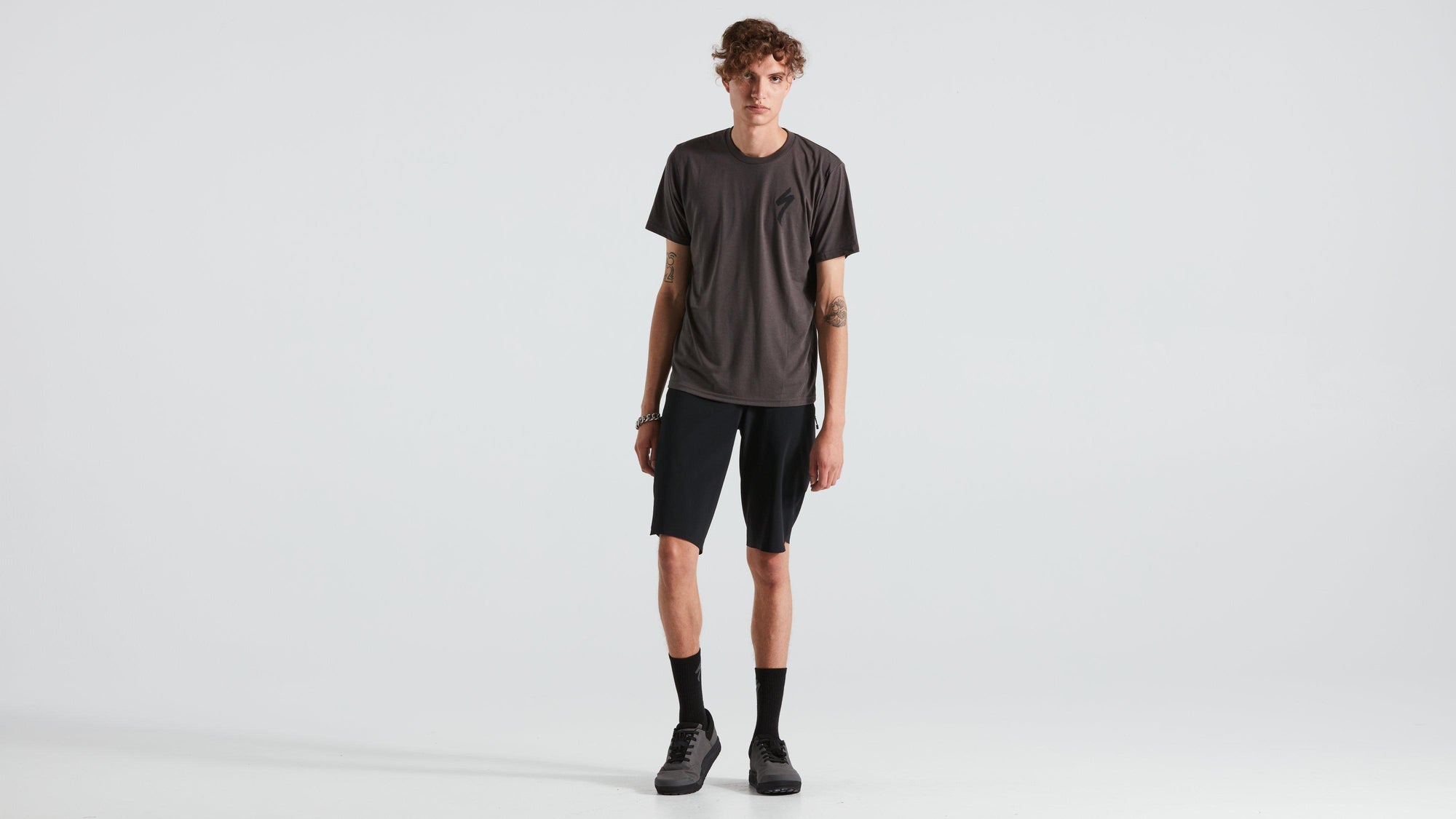 Specialized Men's S-Logo Short Sleeve T-Shirt - Charcoal