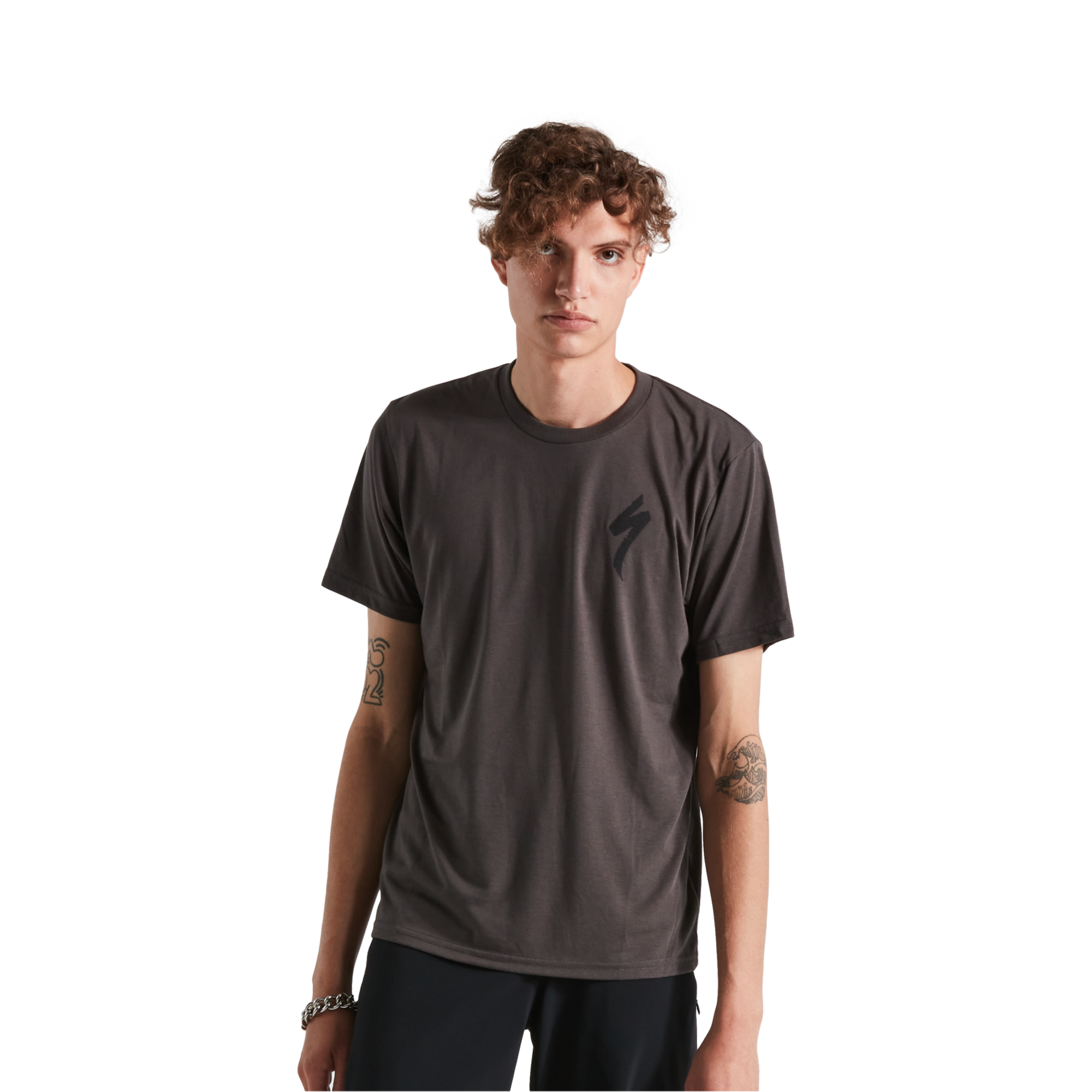 Specialized Men's S-Logo Short Sleeve T-Shirt - Charcoal