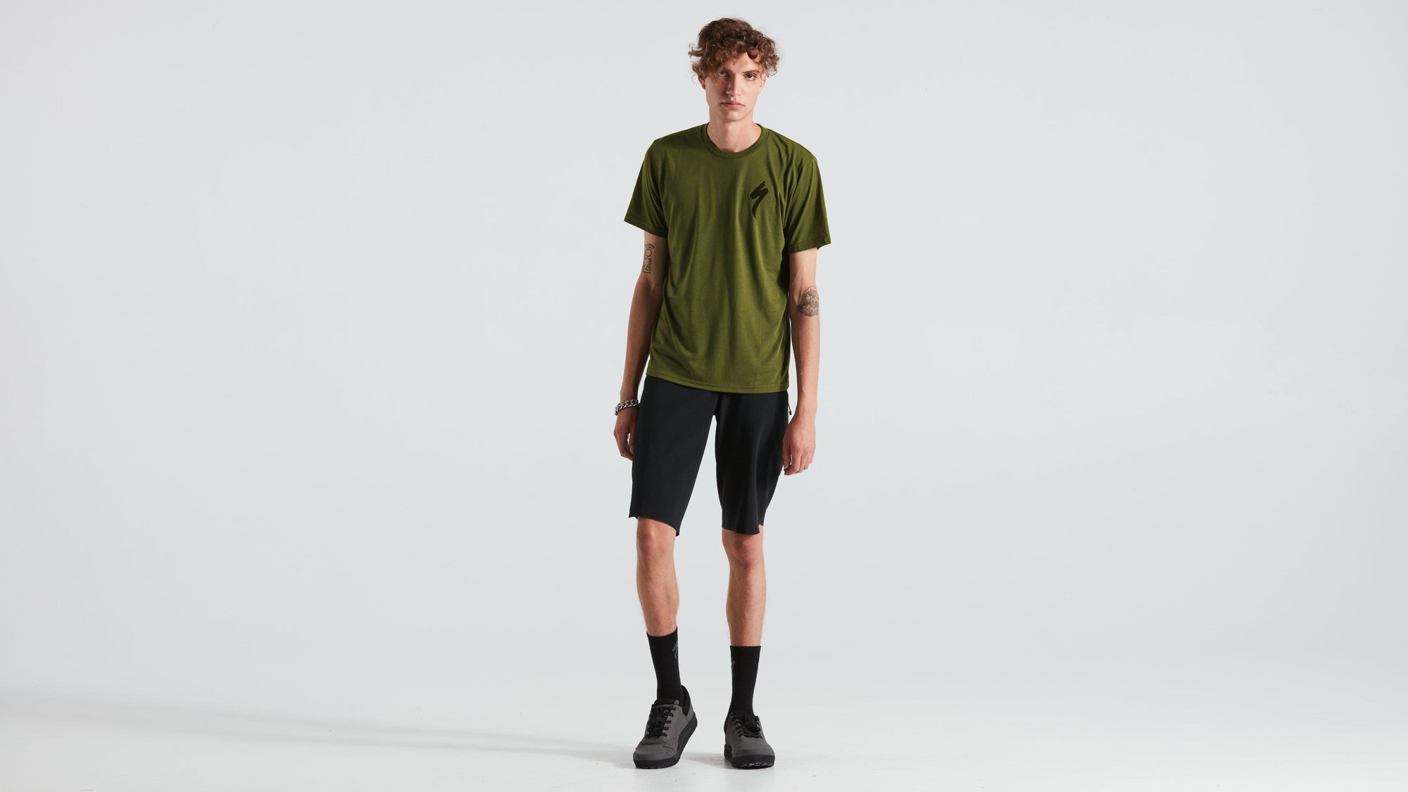 Specialized Men's S-Logo Short Sleeve T-Shirt - Olive Green