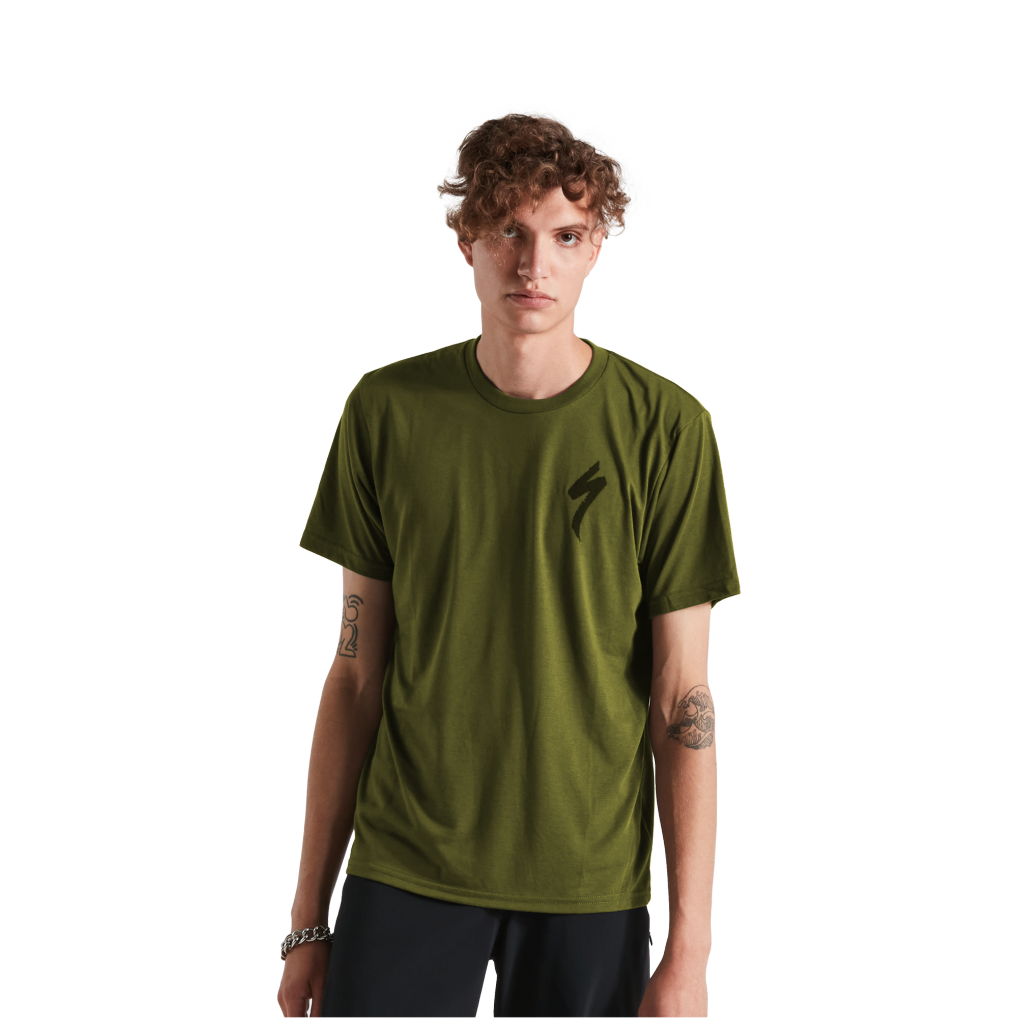 Specialized Men's S-Logo Short Sleeve T-Shirt - Olive Green