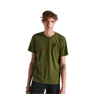 Specialized Men's S-Logo Short Sleeve T-Shirt - Olive Green