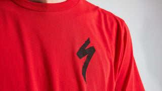 Specialized Men's S-Logo Short Sleeve T-Shirt - Flo Red