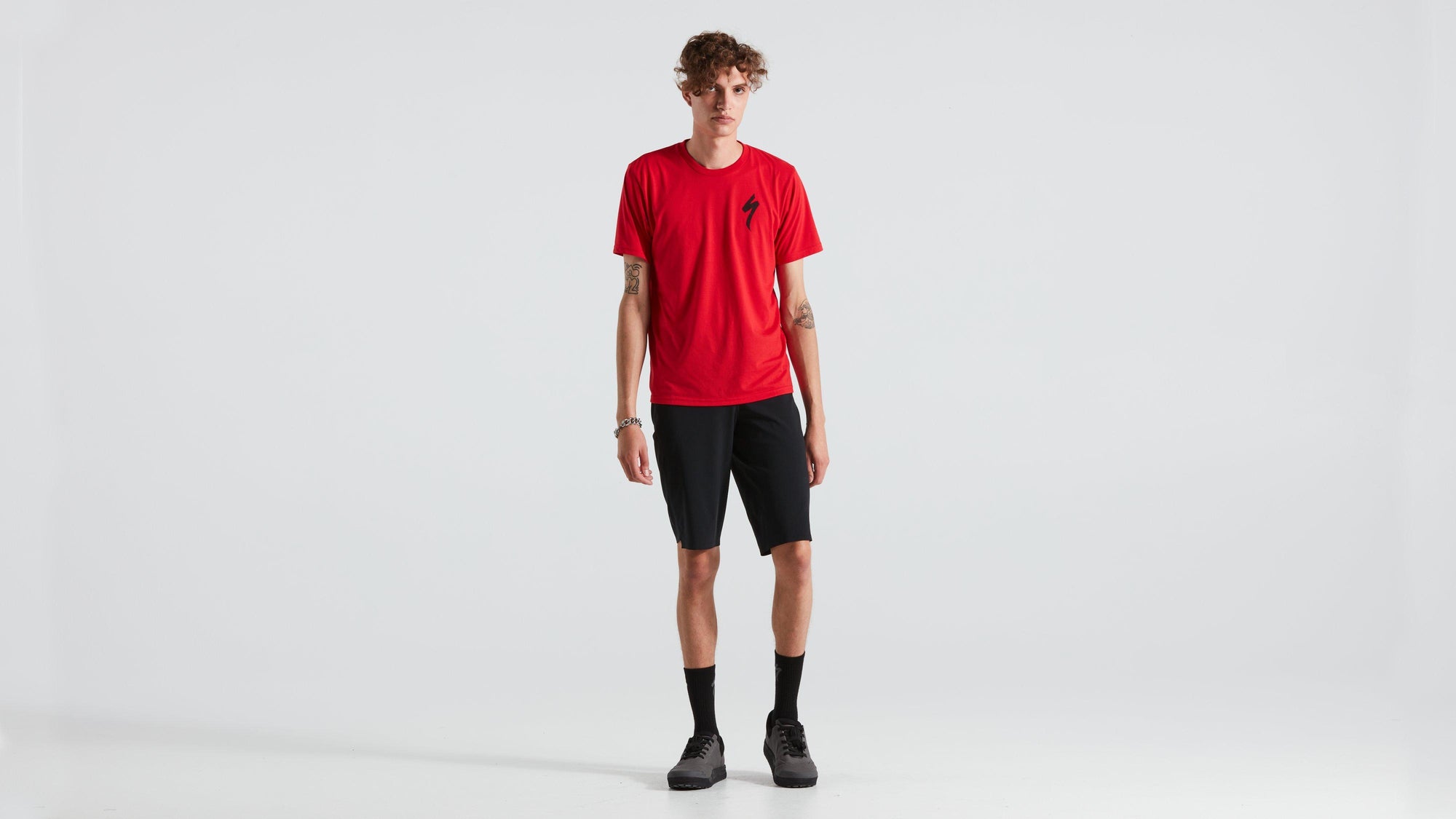 Specialized Men's S-Logo Short Sleeve T-Shirt - Flo Red